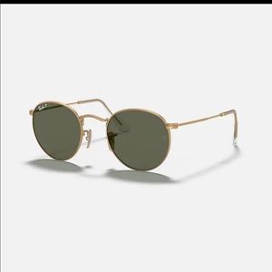 Rayban Gold Round Glasses!